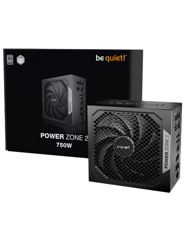 Блок питания для компьютеров be quiet! Power Zone 2, 750Вт, ATX, Полностью модульный