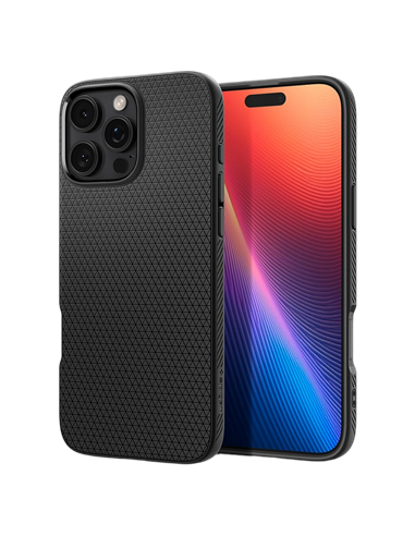 Чехол Spigen iPhone 16 Liquid Air, Матовый черный