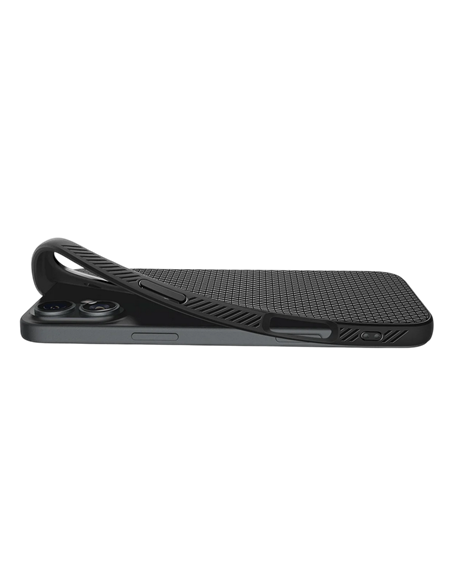 Чехол Spigen iPhone 16 Liquid Air, Матовый черный