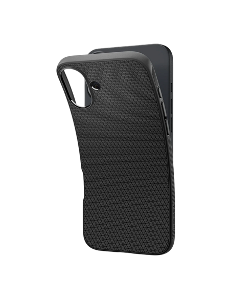 Husă Spigen iPhone 16 Liquid Air, Negru mat