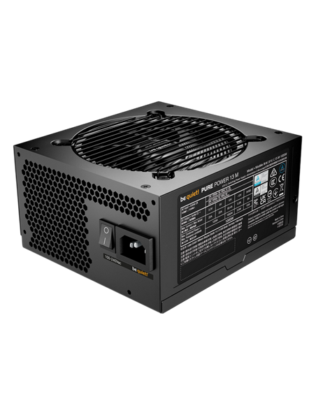 Блок питания для компьютеров be quiet! Pure Power 13 M, 1000Вт, ATX, Полностью модульный