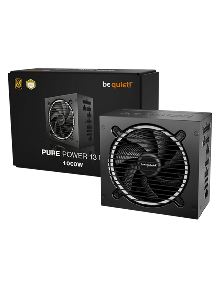 Блок питания для компьютеров be quiet! Pure Power 13 M, 1000Вт, ATX, Полностью модульный