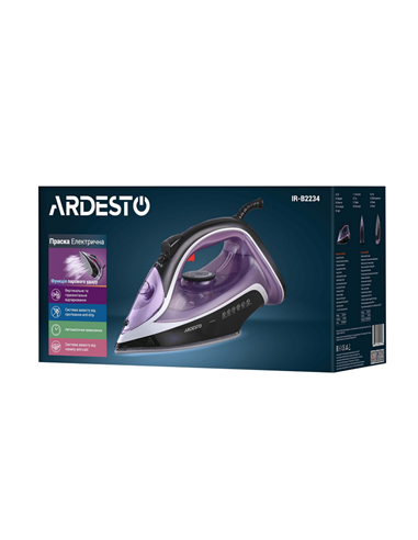 Утюг Ardesto IR-B2234, 2400Вт, Фиолетовый