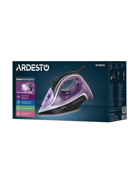 Утюг Ardesto IR-B2234, 2400Вт, Фиолетовый