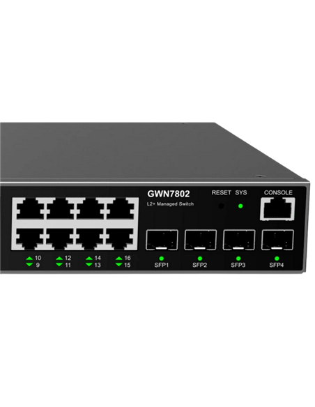 Switch de rețea Grandstream GWN7802, 16x 10/100/1000 Mbps