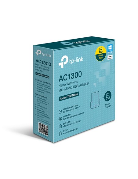 USB Aдаптер TP-LINK Archer T3U Nano