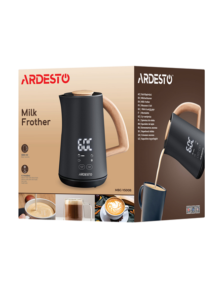 Вспениватель молока Ardesto MBC-Y500B, Черный