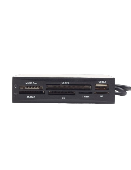 Cititor de carduri Gembird FDI2-ALLIN1-02-B, , Negru