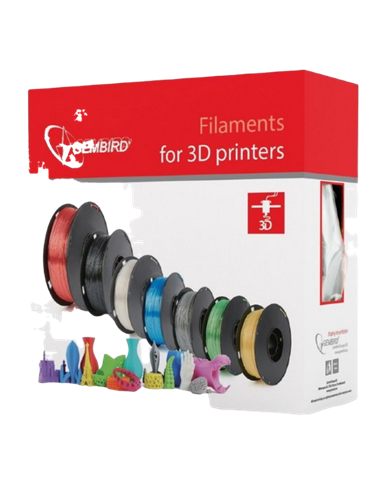 Filament pentru imprimantă 3D Gembird 3DP-ABS1.75-01-TR, ABS, Transparent , 1.75 mm, 1kg