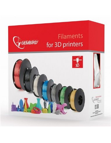 Нить для 3D-принтера Gembird 3DP-ABS1.75-01-TR, ABS, Прозрачный , 1.75 мм, 1кг