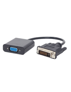 Convertor Video Cablexpert A-DVID-VGAF-01, DVI-D (M) - SVGA (F), 0,2m, Negru