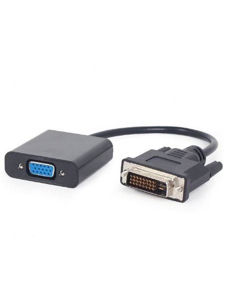 Convertor Video Cablexpert A-DVID-VGAF-01, DVI-D (M) - SVGA (F), 0,2m, Negru