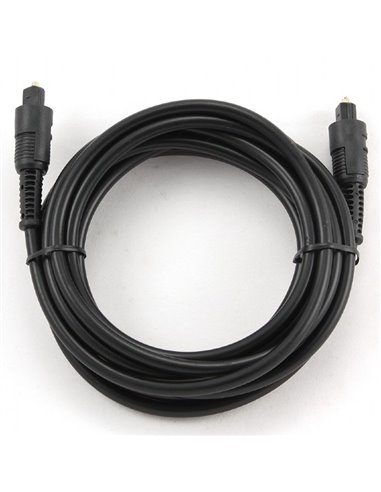 Аудиокабель Cablexpert CC-OPT-3M, Toslink - Toslink, 3м, Чёрный