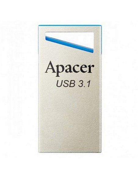 USB Flash накопитель Apacer AH155, 64Гб, Серебристый/Синий