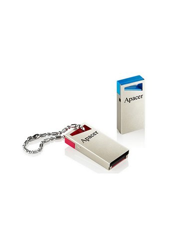 USB Flash накопитель Apacer AH155, 64Гб, Серебристый/Синий