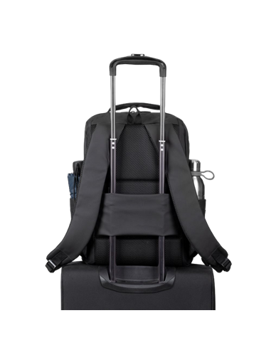 Rucsac Rivacase 8435, 15.6", Eco-Friendly rPET Poliester, Negru