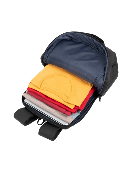 Rucsac Rivacase 8435, 15.6", Eco-Friendly rPET Poliester, Negru
