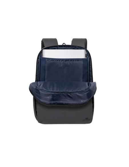 Rucsac Rivacase 8435, 15.6", Eco-Friendly rPET Poliester, Negru
