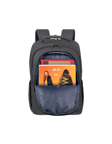 Rucsac Rivacase 8435, 15.6", Eco-Friendly rPET Poliester, Negru