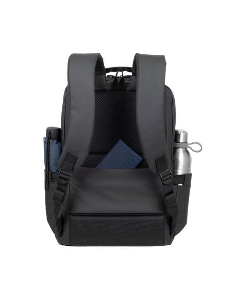 Rucsac Rivacase 8435, 15.6", Eco-Friendly rPET Poliester, Negru