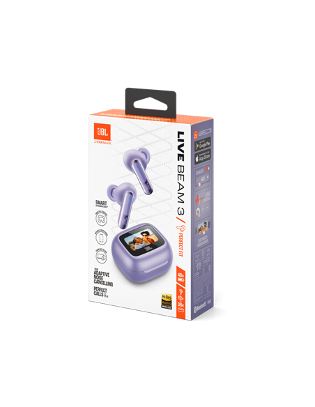 Наушники JBL LIVE Beam 3, Фиолетовый
