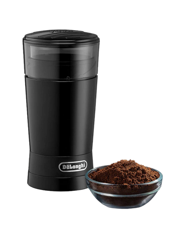 Râșniță de cafea De'Longhi KG200, Negru