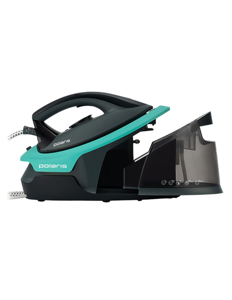 Fier de călcat cu generator de abur Polaris PSS7700K, 2800W, Turcoaz | Negru
