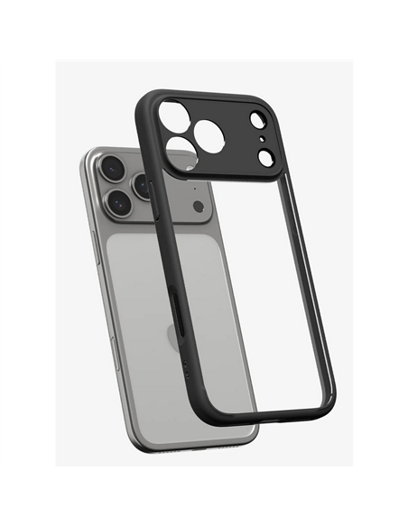 Чехол Spigen Ultra Hybrid для Apple iPhone 17 Pro, Матовый черный