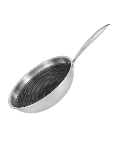 Tigaie WOK RESTO 95349, 28cm, Oțel inoxidabil