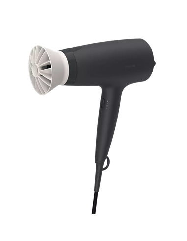 Uscător de păr Philips BHD302/30, 1600 W, Negru
