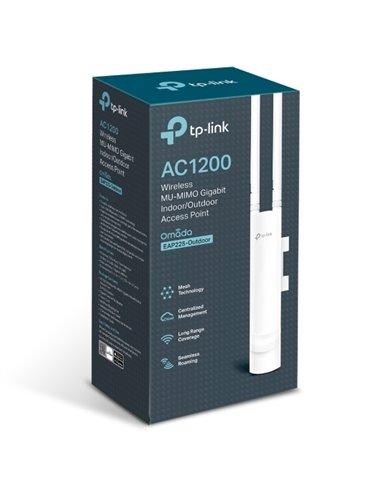 Наружная точка доступа TP-LINK AC1200, 300 Мбит/с, 867 Мбит/с, Белый