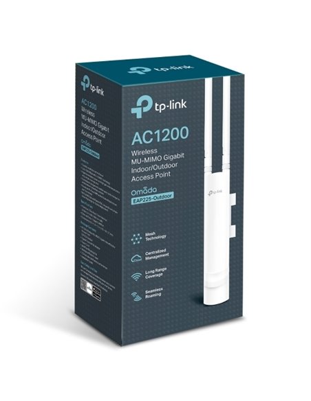 Наружная точка доступа TP-LINK AC1200, 300 Мбит/с, 867 Мбит/с, Белый