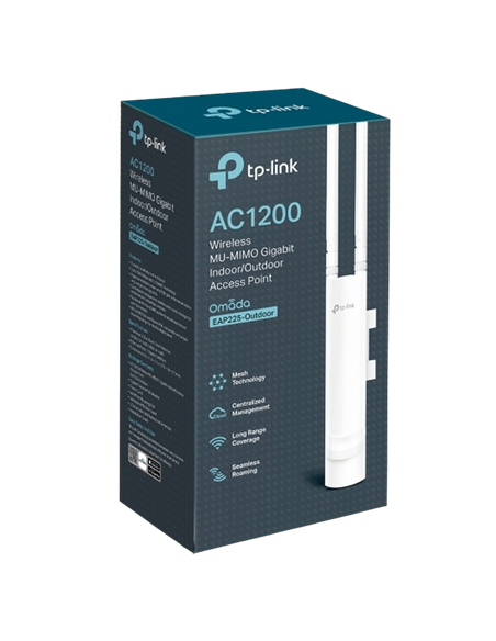 Punct de acces exterior TP-LINK AC1200, 300 Mbps, 867 Mbps, Alb