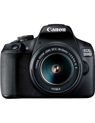 Зеркальный фотоаппарат Canon EOS 2000D & EF-S 18-55mm  f/3.5-5.6 IS II KIT