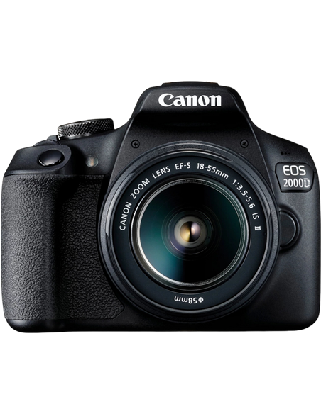 Зеркальный фотоаппарат Canon EOS 2000D & EF-S 18-55mm  f/3.5-5.6 IS II KIT