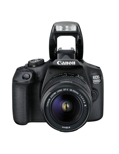 Зеркальный фотоаппарат Canon EOS 2000D & EF-S 18-55mm  f/3.5-5.6 IS II KIT