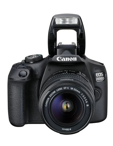 Зеркальный фотоаппарат Canon EOS 2000D & EF-S 18-55mm  f/3.5-5.6 IS II KIT