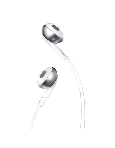 Căști JBL Tune 205BT, Argintiu