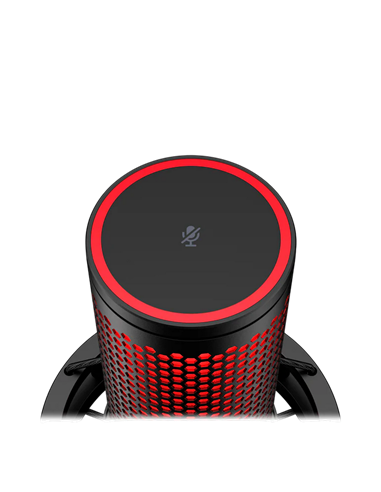 Игровой Микрофон HyperX QuadCast 2, Проводной аналоговый, Чёрный