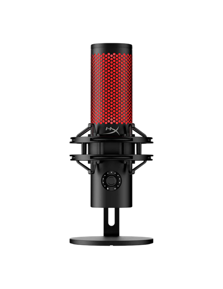 Игровой Микрофон HyperX QuadCast 2, Проводной аналоговый, Чёрный