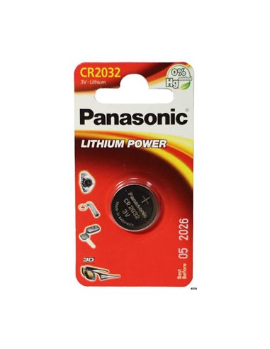 Baterii rotunde Panasonic CR-2032EL, CR2032, 1buc.