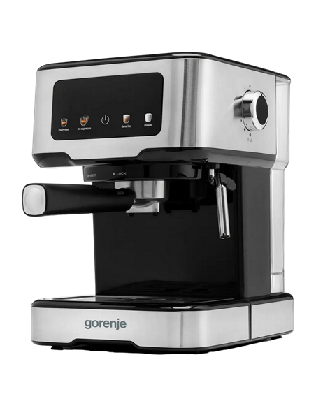 Кофеварка рожковая Gorenje ESCM15CD, 1100Вт, Нержавеющая сталь