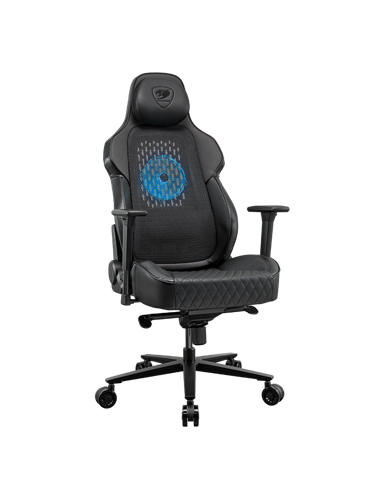 Игровое кресло Cougar NxSys AERO, Искусственная кожа, Чёрный