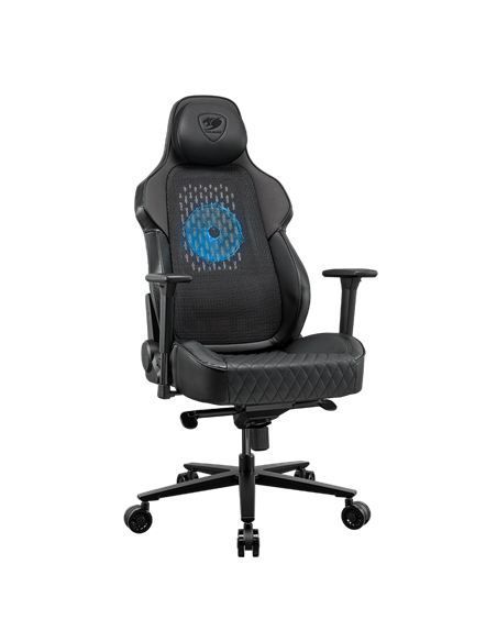 Игровое кресло Cougar NxSys AERO, Искусственная кожа, Чёрный