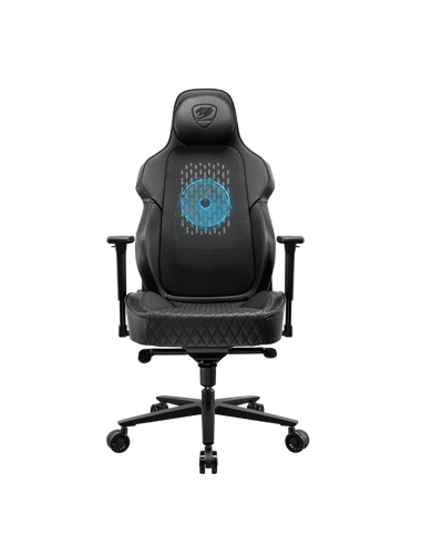 Игровое кресло Cougar NxSys AERO, Искусственная кожа, Чёрный