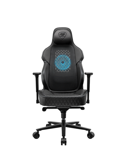 Игровое кресло Cougar NxSys AERO, Искусственная кожа, Чёрный