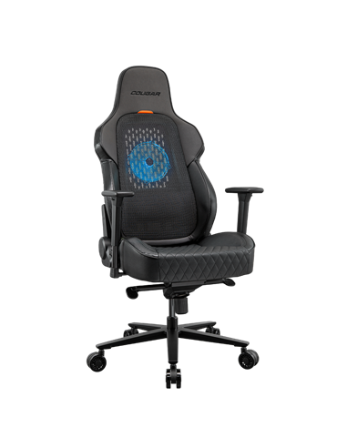 Игровое кресло Cougar NxSys AERO, Искусственная кожа, Чёрный