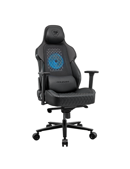 Игровое кресло Cougar NxSys AERO, Искусственная кожа, Чёрный