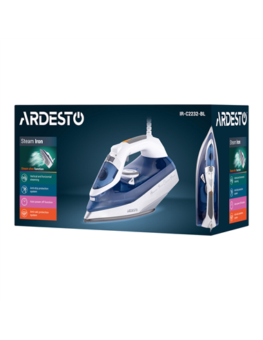Fier de călcat Ardesto IR-C2232-BL, 2200W, Albastru | Alb