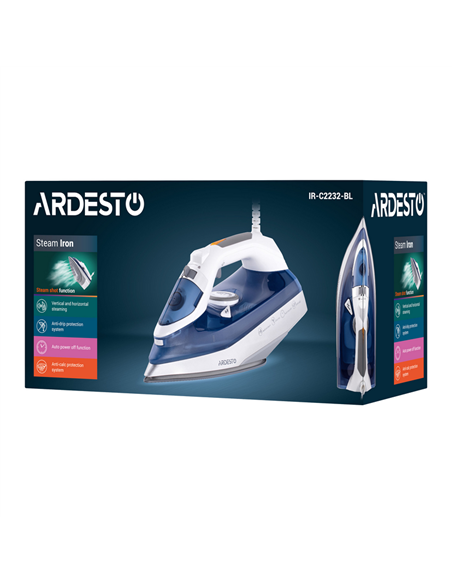 Fier de călcat Ardesto IR-C2232-BL, 2200W, Albastru | Alb